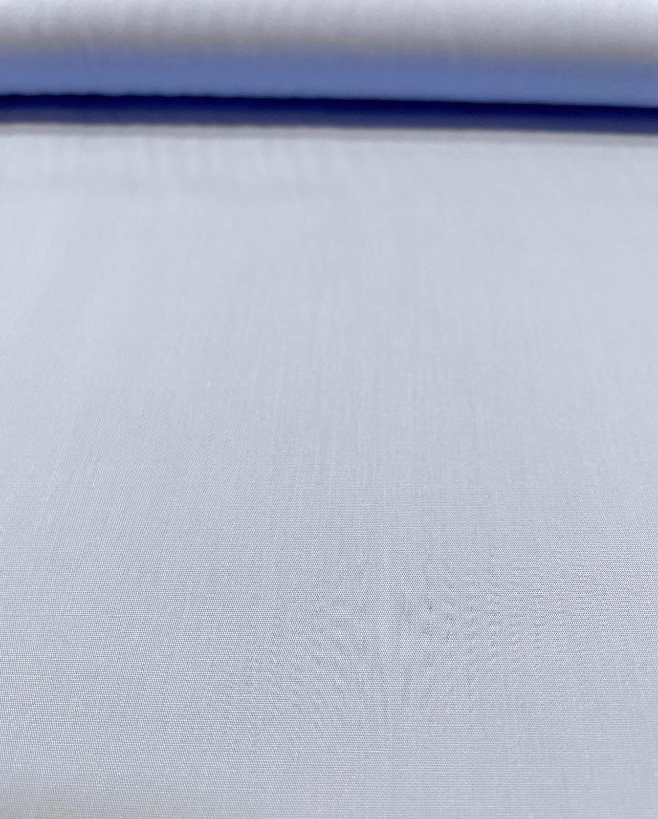 Baumwolle Popeline uni hell-blau/lila